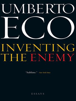 cover image of Inventing the Enemy